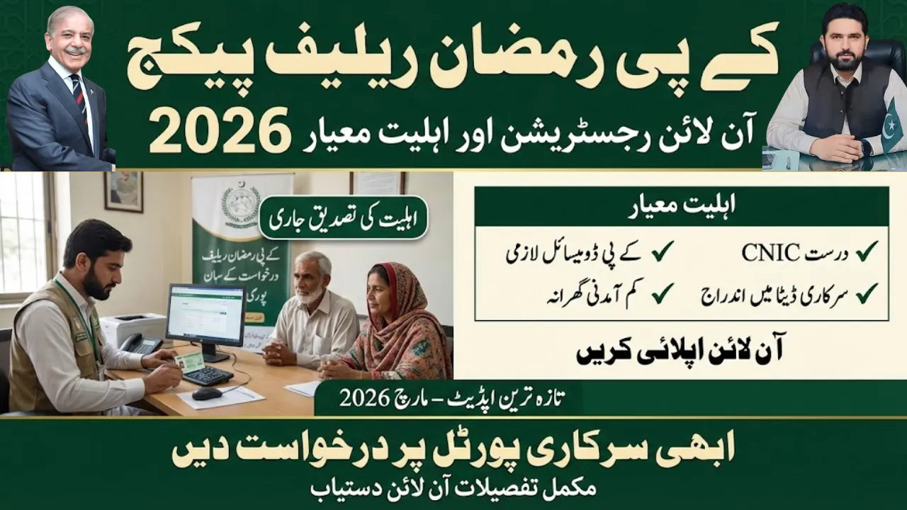 KPK Ramzan Relief Package 2026 – Online Apply & Eligibility Criteria