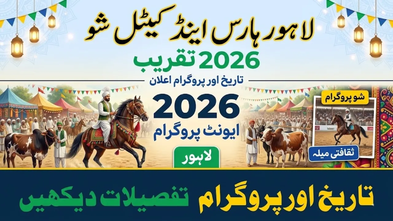 Lahore to Host Horse and Cattle Show 2026 Dates and Event Program Announcement